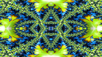 Trippy Psychedelic Fractal, trippy, psychedelic, aesthetic, Abstract, fractal HD wallpaper