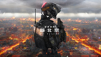 Welcome To Neo Beijing, robot, artist, artwork, scifi, digital-art, deviantart HD wallpaper