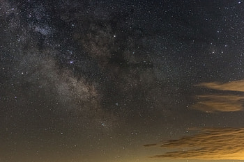 Sky, Universe, Night, Starry Sky, Brown, Galaxy HD wallpaper