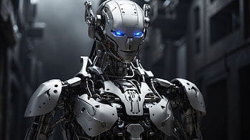 Robotic soldier, soldier, robot, AI Art, Mechanism HD wallpaper