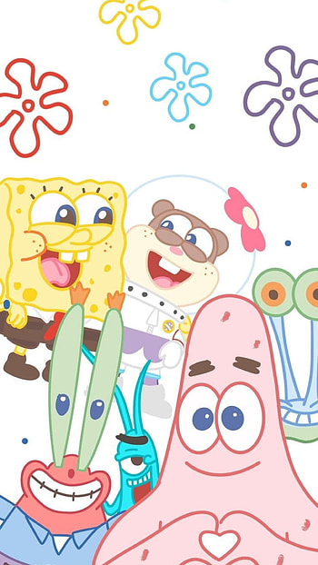 Bobesponja198, cartoon, kawai, cute HD phone wallpaper