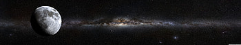 Deep Space Moon Ultra Background for : & UltraWide & Laptop : Multi Display, Dual Monitor : Tablet : Smart, 7680X1440 HD wallpaper