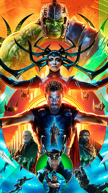 Hulk, Hela, Thor Ragnarok, Sony Xperia HD phone wallpaper