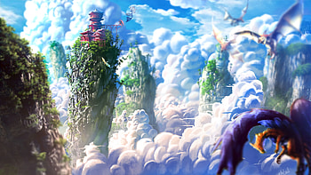 Art, Rock, Building, Pagoda, Temple HD wallpaper