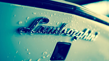 Trunk Lid, Lamborghini Logo HD wallpaper