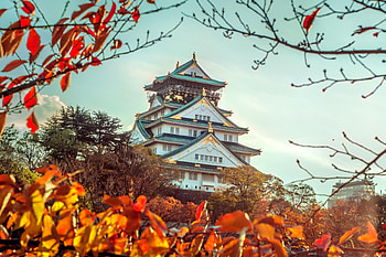 Osaka Castle, Park travel guidebook, Must visit attractions, Nearby recommendation HD wallpaper