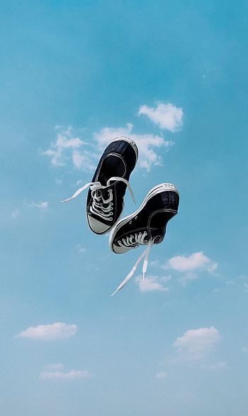 Sky, Miscellanea, Miscellaneous, Sneakers, Shoes, Footwear HD phone wallpaper