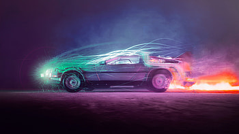 Film Art, Movies, backtothefuture car, film art HD wallpaper