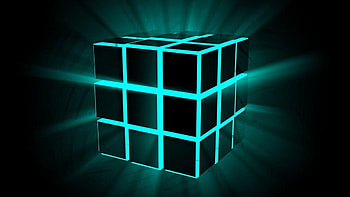 Cube, Glow in the Dark HD wallpaper