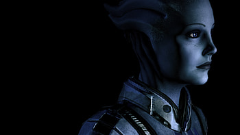 Liara T'Soni, Asari remastered mod, Mass Effect 3, Enhanced graphics HD wallpaper
