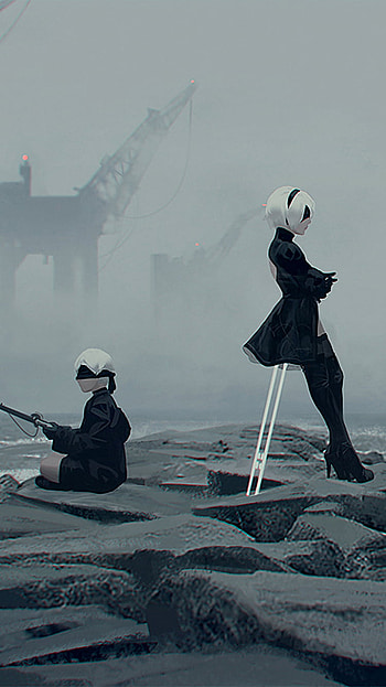 YoRHa No.2 Type B, video game, NieR: Automata HD phone wallpaper