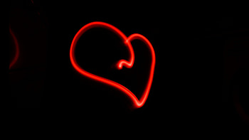 Love, Dark, Lines, Heart HD wallpaper
