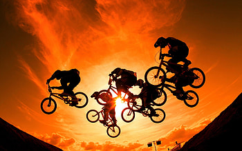 Bicycle jump, Cycling (Cycle Sport) HD wallpaper