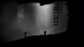 Limbo game, Haunting atmosphere, Dark monochrome, Captivating journey HD wallpaper