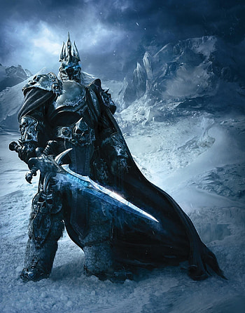 Arthas, Lich King, WoW , Warcraft art HD phone wallpaper