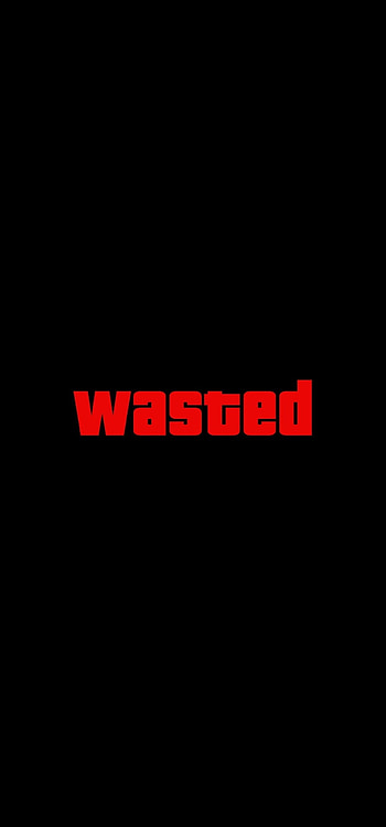 Original wasted, red, gta5, rockstar games, gta san andreas, black, gta 5, gta IV, gta V HD phone wallpaper