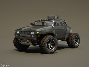 Hummer HB concept, tuning, hb, hummer, car HD wallpaper