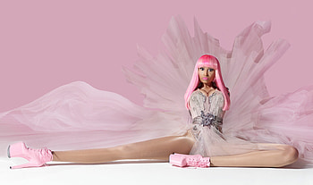 Nicki Minaj, Music artist, Album cover, Pink Friday HD wallpaper