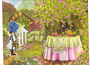 Hollie Hobby, art, nostalgia, country, spring HD wallpaper