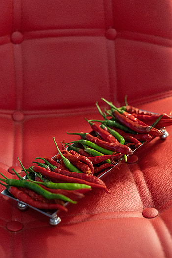 Food, Vegetables, Pepper, Tray, Chilli, Chili HD phone wallpaper