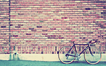Vintage Cycle, bike, vintage, brick, cycle HD wallpaper