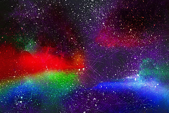 Abstract, Multicolored, Motley, Stains, Spots, Points, Point HD wallpaper