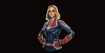Captain Marvel, superhero, marvel comics, art HD wallpaper