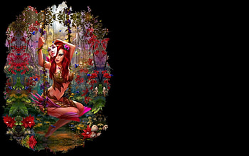 Masked Zyra 1, artwork, wide screen, painting, fantasy, art, illustration HD wallpaper