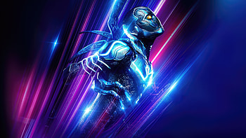 Blue Beetle Movie : Futuristic Hero in Action, movie, Blue Beetle HD wallpaper