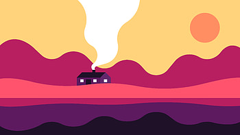 Home Minimal Morning, artist, artwork, art, digital-art, home, minimalism, ai, colorful HD wallpaper