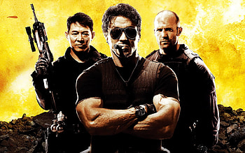 Cinema, People, Actors, Men, Expendables, Jason Statham, Sylvester Stallone, Jet Li HD wallpaper