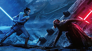 Rey vs. Kylo Ren, Rey (Star Wars) HD wallpaper