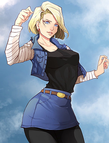 Android 18, Dragon Ball Super, Anime character HD phone wallpaper