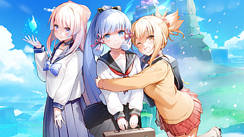 Kamisato Ayaka Sangonomiya Kokomi Yoimiya Genshin Impact HD wallpaper
