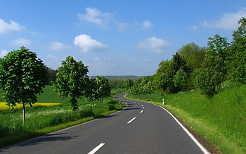 Landscape, Roads HD wallpaper