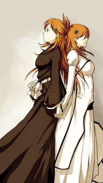 Rukia n orihime, anime, orihime inoue HD phone wallpaper