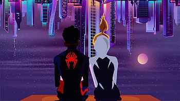 Spiderverse Alliance Gwen Stacy And Miles Morales, miles-morales, gwen-stacy, spiderman, superheroes, artwork, artist, digital-art, art HD wallpaper