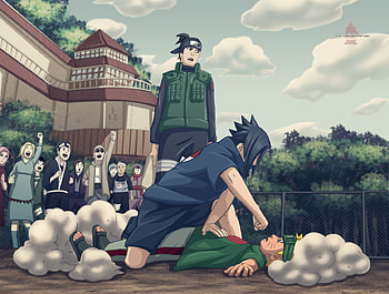 naruto, sasuke, anime, iruka HD wallpaper
