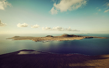 Landscape, Nature, Ocean, Land, Height, Islands HD wallpaper