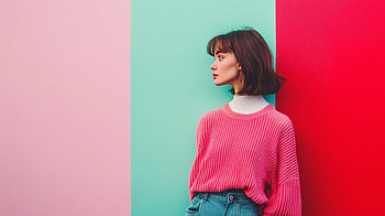 Preppy Elegance: for a Stylish Touch, woman, preppy, fashion, portrait, colorful HD wallpaper