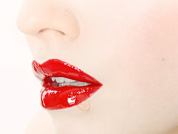 Drool, red, hot, women, lips, girls HD wallpaper