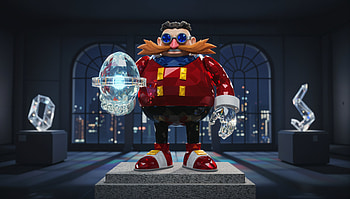 Doctor Eggman, Statue HD wallpaper