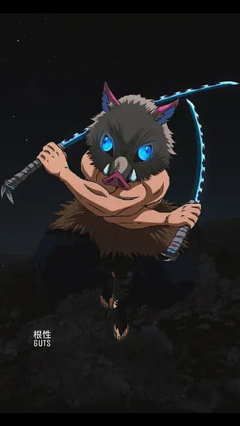 Inosuke Hashibira, witch_hat, whiskers HD phone wallpaper