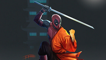 Monk Deadpool Fist, deadpool, superheroes, artwork, artist, artstation HD wallpaper