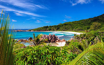 Seychelles, , Beach, Ocean HD wallpaper