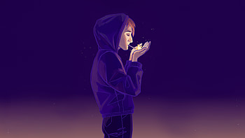 Alone Boy Smoking Cigarette, alone, boy, artwork, digital-art, art, deviantart HD wallpaper