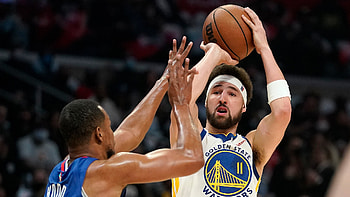 Warriors vs Clippers, Klay Thompson HD wallpaper