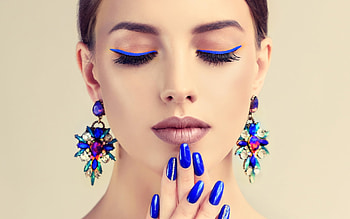 Nails, model, lady, pretty HD wallpaper