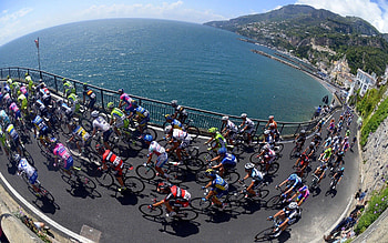 Sports, Mountains, Movement, Traffic, Cyclists HD wallpaper