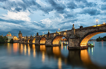 and , Scenic postcard , Charles Bridge's charm, Captivating HD wallpaper
